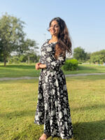 Chitralekha Screen Print Cotton  Anarkali Kurta - Image 2