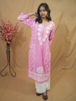 Nayantara Muslin Chikankari Kurti