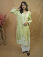 Nayantara Muslin Chikankari Kurti